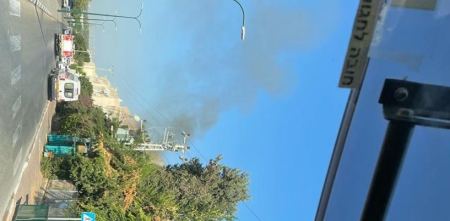 اندلاع حريق بشرفة شقة سكنية في مدينة الرملة 